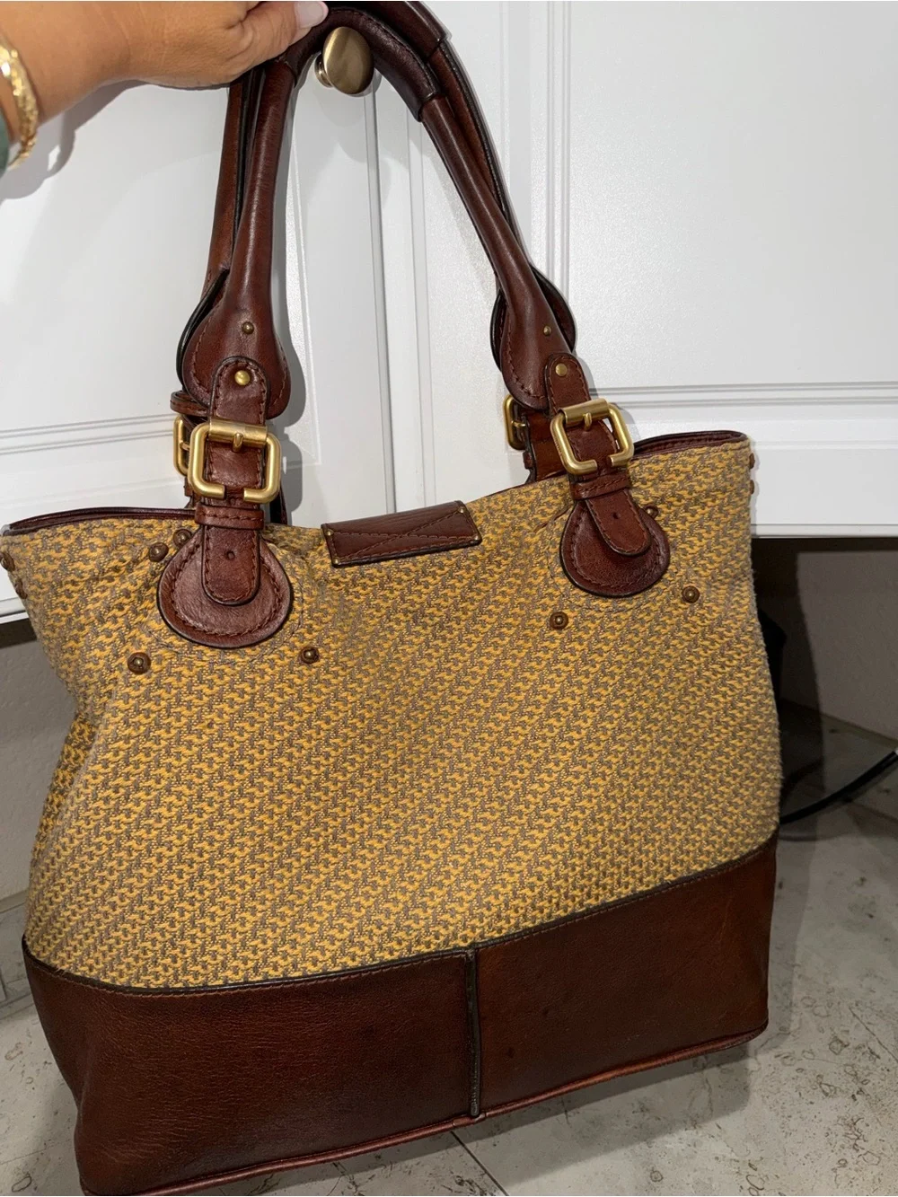 Chloe Paddington Tote with Lock & Key - Picture 16 of 17